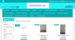 Desktop Screenshot of novaloja.com